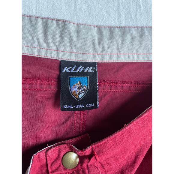 Kuhl Womens Size Small Skirt Red Active Hike Outdoors Pockets - Picture 3 of 9